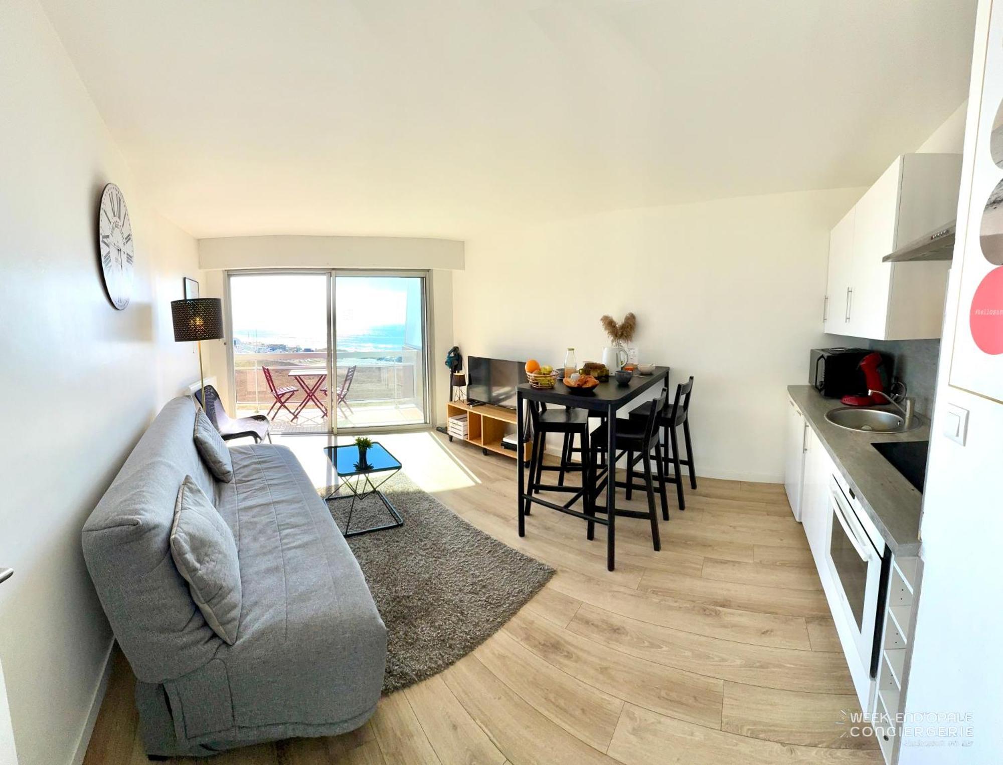 Appartement Vue Mer Au Pied De La Plage De แมร์ลิมงต์ ภายนอก รูปภาพ