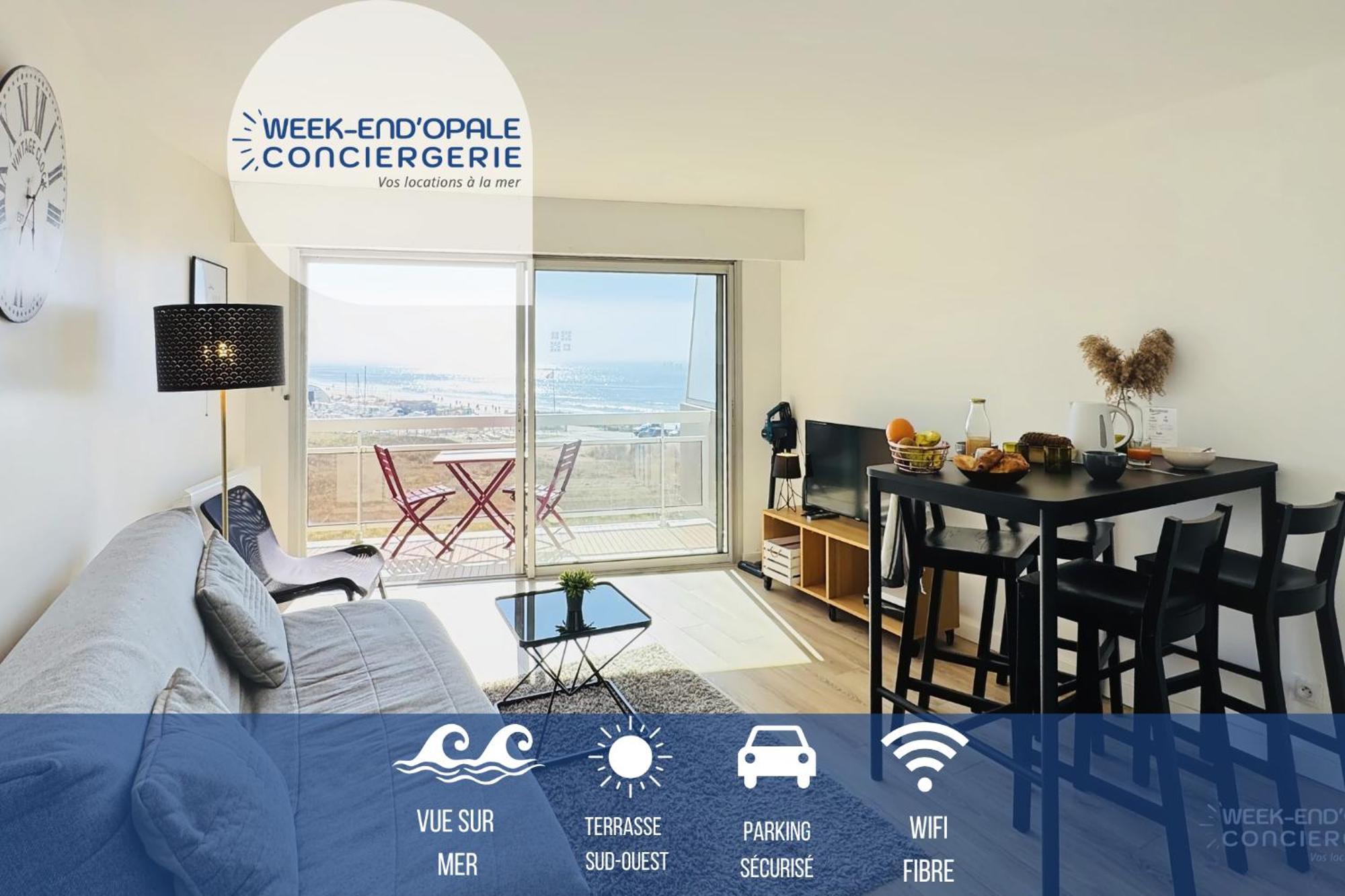 Appartement Vue Mer Au Pied De La Plage De แมร์ลิมงต์ ภายนอก รูปภาพ